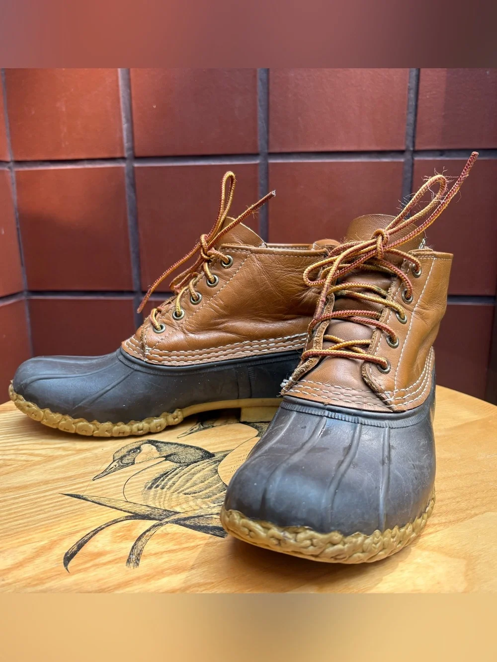 L.L. Bean Women’s Duck Boots 6 inch Size 8